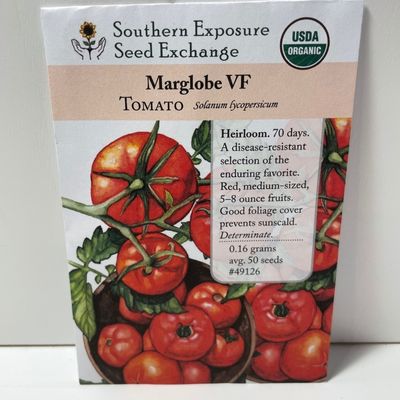 Marglobe VF Tomato Heirloom Seeds, Organic