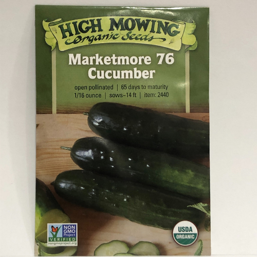 Marketmore 76 Cucumber, Organic