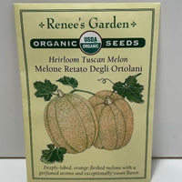 Thumbnail for Organic Melon Tuscan Retato Degli Ortolani Seeds