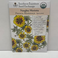 Thumbnail for Naughty Marietta French Marigold Seeds, Organic