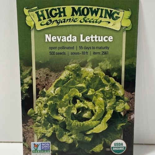 Organic Nevada Lettuce Open Pollinated Seeds
