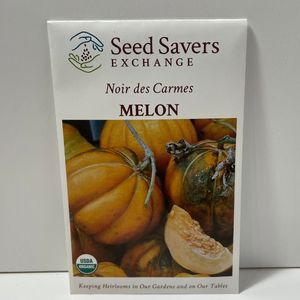Organic Noir des Carmes Melon Heirloom Open Pollinated Seeds