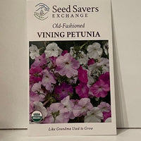 Thumbnail for Organic Old-Fashioned Vining Petunia Heirloom Seeds
