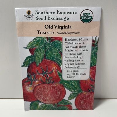Old Virginia Tomato Heirloom, Organic Seeds