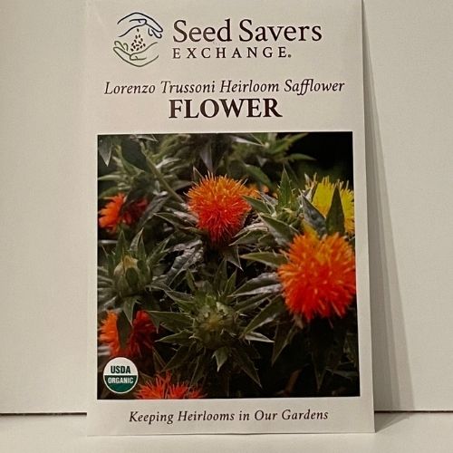 Organic Lorenzo Trussoni Safflowe Heirloom Seeds