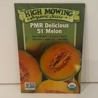Thumbnail for Organic PMR Delicious 51 Melon Seeds