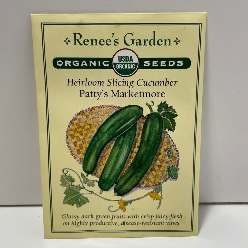 Organic Patty's Marketmore Cucumber Seeds, Heirloom
