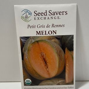 Organic Petit Gris De Rennes Melon Heirloom Open Pollinated Seeds
