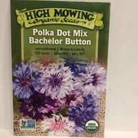 Thumbnail for Organic Polka Dot Mix Bachelor Button Seeds