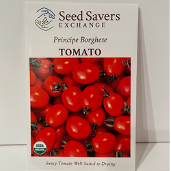 Organic Principe Borghese Tomato heirloom open-pollinated seeds