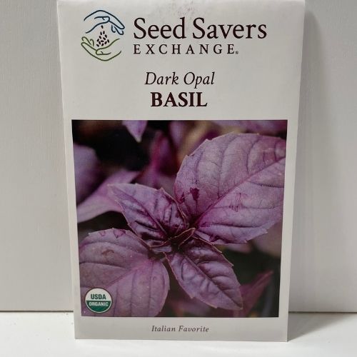 Organic Purple Dark Opal Basil Herb Seeds