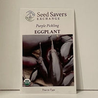 Thumbnail for Organic Purple Pickling Eggplant Seeds