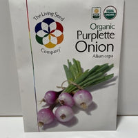 Thumbnail for Organic Purplette Onion Heirloom Seeds