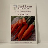 Thumbnail for Red Cored Chanteny Carrot Seeds Open-Pollinated