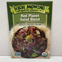 Thumbnail for Red Planet Lettuce Blend Seeds, Organic