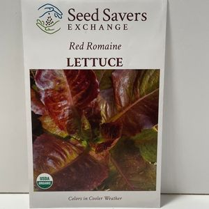 Organic Red Romaine Open Pollinated Seeds