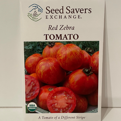 Organic Red Zebra Tomato Open Pollinated Seeds