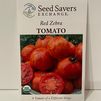 Thumbnail for Organic Red Zebra Tomato Open Pollinated Seeds