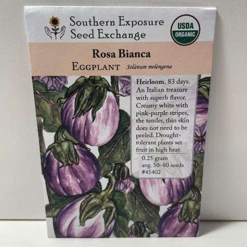 Rosa Bianca Eggplant Seeds