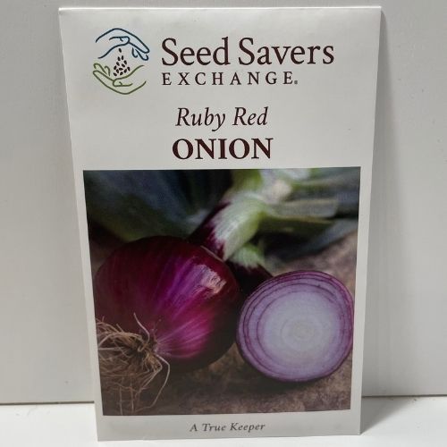 Ruby Red Onion Open Pollinated Seeds