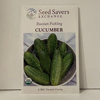 Thumbnail for Organic Russian Pickling Cucumber, 1870 Heirloom Seeds