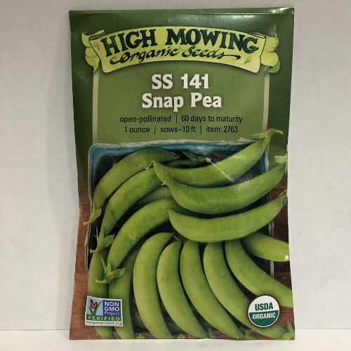 Organic SS 141 Snap Pea Seeds