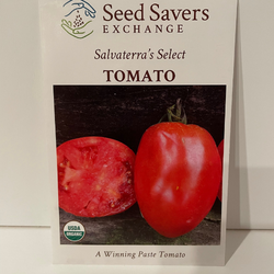 Organic Salvaterra's Select Tomato Heirloom Open Pollinated Seeds
