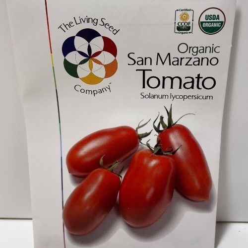 Organic San Marzano Tomato Heirloom Seeds