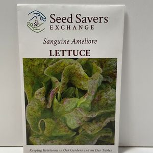 Sanguine Ameliore Lettuce, Heirloom Open-Pollinated Seeds