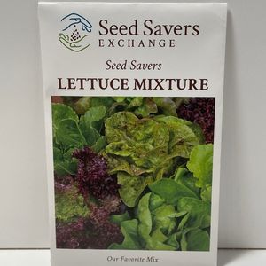 Seed Saver's Mixture Lettuce Open Pollinated Seeds