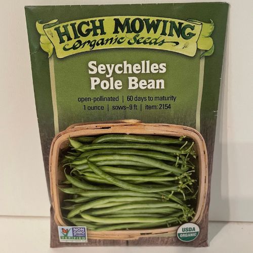 Organic Seychelles Pole Bean Seeds