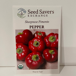 Organic Sheepnose Pimento Pepper (Sweet)