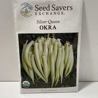 Thumbnail for Organic Silver Queen Okra Heirloom Open Pollinated Seeds