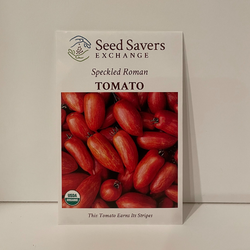 Organic Speckled Roman Tomato