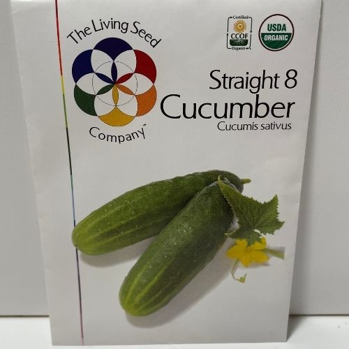 Organic Straight Eight Cucumber Heirloom Seeds