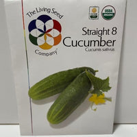 Thumbnail for Organic Straight Eight Cucumber Heirloom Seeds