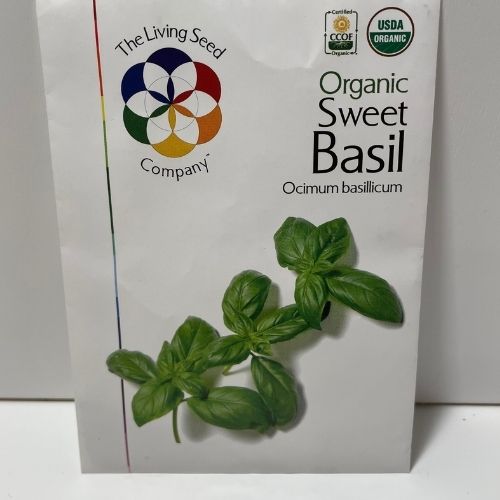 Organic Swee Basil Heirloom Seeds