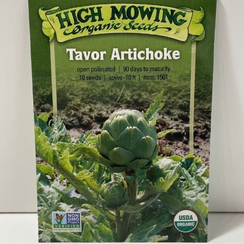 Organic Tavor Artichoke Open Pollinated Seeds