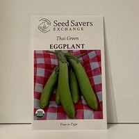 Thumbnail for Thai Green Eggplant Seeds Organic Open-Pollinated