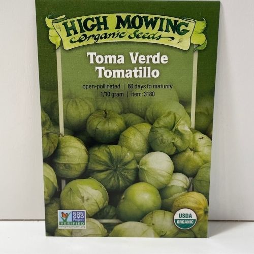 Organic Toma Verde Tomatillo Open Pollinated Seeds