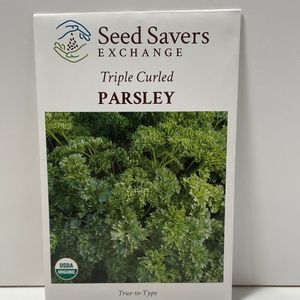 Organic Triple Curled Parsley Heirloom Open-Pollinated Seeds