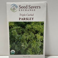 Thumbnail for Organic Triple Curled Parsley Heirloom Open-Pollinated Seeds