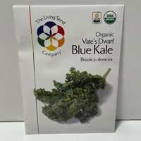Thumbnail for Organic Vate's Dwarf Blue Kale Scotch Kale Open Pollianted Heirloom Seeds