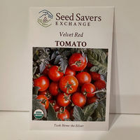 Thumbnail for Organic Velvet Red Tomato Open Pollianted Seeds