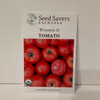 Thumbnail for Organic Wisconsin 55 Tomato Heirloom Open Pollinated Seeds