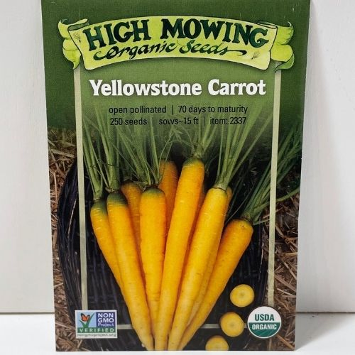 Organic Yellowstone Carrot Seeds